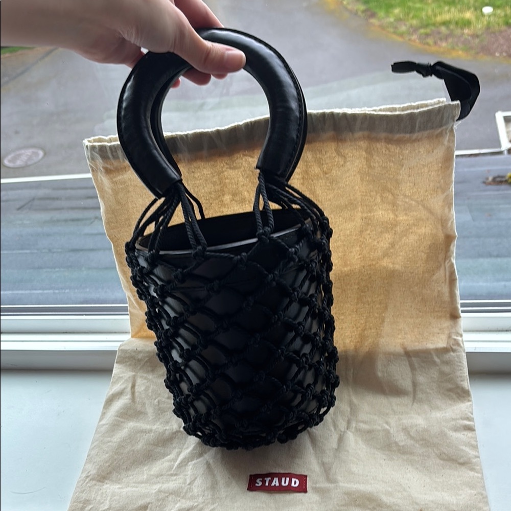Staud Black Women's woven Bag